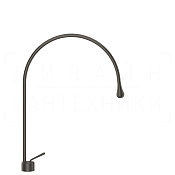 Gessi Goccia Смеситель для раковины высокий, без д/к, излив 32,2 см, цвет: black metal brushed PVD 33603#707