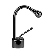 Gessi Goccia Смеситель для биде без донного клапана, излив 11 см, цвет: black metal PVD 33607#706