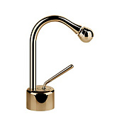 Gessi Goccia Смеситель для биде без донного клапана, излив 11 см, цвет: warm bronze PVD 33607#735
