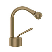 Gessi Goccia Смеситель для биде без донного клапана, излив 11 см, цвет: deep bronze brushed PVD 33607#791