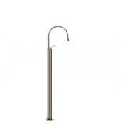 Gessi Goссia Смеситель для раковины напольный, без д/к, излив 24,4 см, цвет: finox brushed nickel 33626#149