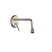 Gessi Goccia Смеситель для раковины встраив., внеш. часть, излив 20 см, цвет: finox brushed nickel 33684#149