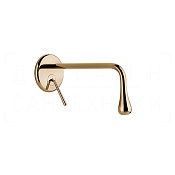 Gessi Goccia Смеситель для раковины встраиваемый, внешняя часть, излив 25 см, цвет: warm bronze PVD 33686#735