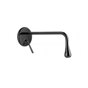 Gessi Goccia Смеситель для раковины встраив., внеш. часть, излив 11,5-30 см, цвет: black metal PVD 33690#706