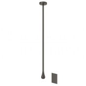 Gessi Goccia Смеситель для раковины потолочный, сенсор., внеш. часть, цвет: black metal brushed PVD 33724#707