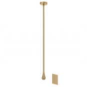 Gessi Goccia Смеситель для раковины потолочный, сенсор., внеш. часть, цвет: warm bronze brushed PVD 33724#726