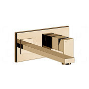 Gessi Rettangolo Смеситель для раковины встраив., внеш. часть, излив 25,7 см, цвет: warm bronze PVD 44838#735