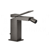 Gessi Rettangolo K Смеситель для биде с донным клап., излив 11,8 см, цвет: black metal brushed PVD 53007#707
