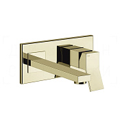 Gessi Rettangolo K Смеситель для раковины встраиваемый, внеш. часть, излив 20,7 см, цвет: brass PVD 53088#710