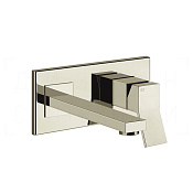 Gessi Rettangolo K Смеситель для раковины встраив., внеш. часть, излив 20,7 см, цвет: nickel PVD 53088#720