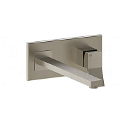 Gessi Rettangolo K Смеситель для раковины встраив., внеш. часть, излив 25,7 см, цвет: finox nickel 53090#149