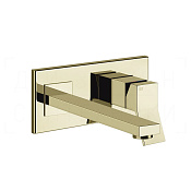Gessi Rettangolo K Смеситель для раковины встраиваемый, внеш. часть, излив 25,7 см, цвет: brass PVD 53090#710