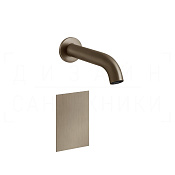 Gessi 316 Flessa Смеситель для раковины встраив., сенсорный, внешняя часть, цвет: coffee bronze PVD 54015#761