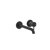 Gessi 316 Flessa Смеситель для раковины встраиваемый, внеш. часть, излив 8-30 см, цвет: matte black 54089#299