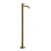 Gessi 316 Flessa Смеситель для раковины напольный, без д/к, излив 15,6 см, цвет: warm bronze brushed 54097#726