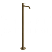 Gessi 316 Flessa Смеситель для раковины напольный, без д/к, излив 15,6 см, цвет: deep bronze brushed 54097#791