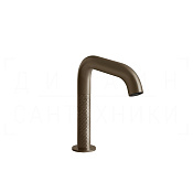 Gessi 316 Intreccio Смеситель для раковины, сенсор., без д/к, излив 15,4 см, цвет: coffee bronze PVD 54181#761