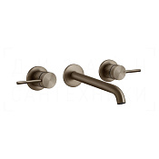 Gessi 316 Intreccio Смеситель для раковины встраив., внеш. час., излив 18-20 см, цвет: coffee bronze 54194#761