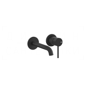 Gessi 316 Meccanica Смеситель для раковины встраив., внеш. часть, излив 12-15 см, цвет: matte black 54283#299