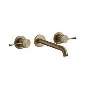 Gessi 316 Meccanica Смеситель для раковины встраив., внеш. часть, излив 18-20 см, цвет: deep bronze 54294#791