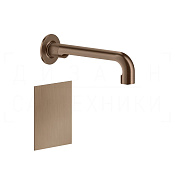 Gessi Sensor Taps Смеситель для раковины встраив., сенсорный, внеш. часть, цвет: copper brushed PVD 58105#708