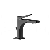 Gessi Rilievo Смеситель для раковины, с донным клапаном, излив 12,6 см, цвет: black metal PVD 59001#706