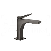 Gessi Rilievo Смеситель для раковины, с донным клап., излив 12,6 см, цвет: black metal brushed PVD 59001#707