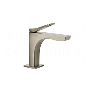 Gessi Rilievo Смеситель для раковины, без донного клапана, излив 12,6 см, цвет: finox brushed nickel 59002#149