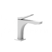 Gessi Rilievo Смеситель для раковины, без донного клапана, излив 12,6 см, цвет: matte white 59002#279