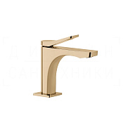 Gessi Rilievo Смеситель для раковины, без донного клапана, излив 12,6 см, цвет: warm bronze PVD 59002#735