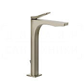 Gessi Rilievo Смеситель для раковины высокий, с д/к, излив 15,4 см, цвет: finox brushed nickel 59003#149