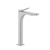 Gessi Rilievo Смеситель для раковины высокий, без донного клапана, излив 15,4 см, цвет: matte white 59004#279