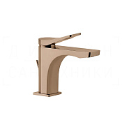 Gessi Rilievo Смеситель для раковины, с донным клапаном, излив 13,1 см, цвет: copper PVD 59005#030