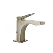 Gessi Rilievo Смеситель для раковины, с донным клапаном, излив 13,1 см, цвет: finox brushed nickel 59005#149