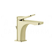 Gessi Rilievo Смеситель для раковины, с донным клапаном, излив 13,1 см, цвет: brass PVD 59005#710