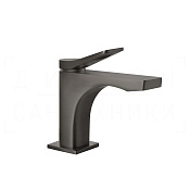Gessi Rilievo Смеситель для раковины, без дон. клап., излив 13,1 см, цвет: black metal brushed PVD 59006#707