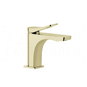 Gessi Rilievo Смеситель для раковины, без донного клапана, излив 13,1 см, цвет: brass PVD 59006#710