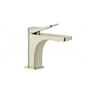 Gessi Rilievo Смеситель для раковины, без донного клапана, излив 13,1 см, цвет: nickel PVD 59006#720