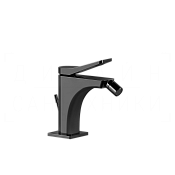 Gessi Rilievo Смеситель для биде с донным клапаном, излив 11,4 см, цвет: black metal PVD 59007#706