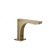 Gessi Sensor Taps Смеситель для раковины, сенсорный, без д/к, излив 15,4 см, цвет: warm bronze PVD 59023#726