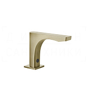 Gessi Sensor Taps Смеситель для раковины, сенсорный, без д/к, излив 15,4 см, цвет: brushed brass PVD 59023#727
