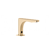 Gessi Sensor Taps Смеситель для раковины, сенсорный, без д/к, излив 15,4 см, цвет: warm bronze PVD 59023#735