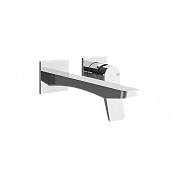 Gessi Rilievo Смеситель для раковины встраиваемый, внешняя часть, излив 20,8 см, цвет: chrome 59087#031