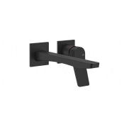 Gessi Rilievo Смеситель для раковины встраиваемый, внешняя часть, излив 20,8 см, цвет: matte black 59087#299