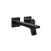 Gessi Rilievo Смеситель для раковины встраив., внеш. часть, излив 20,8 см, цвет: black metal PVD 59087#706