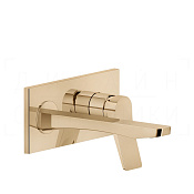 Gessi Rilievo Смеситель для раковины встраив., внеш. часть, излив 21,5 см, цвет: warm bronze PVD 59089#735