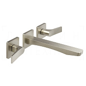 Gessi Rilievo Смеситель для раковины встраив., внеш. час., излив 21,4 см, цвет: finox brushed nickel 59090#149