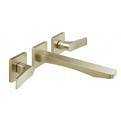 Gessi Rilievo Смеситель для раковины встраив., внеш. часть, излив 21,4 см, цвет: brushed brass PVD 59090#727