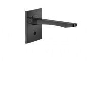 Gessi Sensor Taps Смеситель для раковины встраив., внеш. часть, излив 21,5 см, цвет: black metal PVD 59107#706