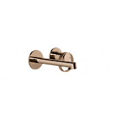 Gessi Anello Смеситель для раковины встраиваемый, внешняя часть, излив 13-16 см, цвет: copper PVD 63381#030